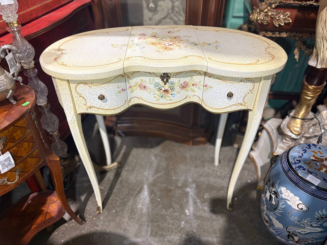 Трюмо/Стол дамский с зеркалом в стиле венецианского барокко