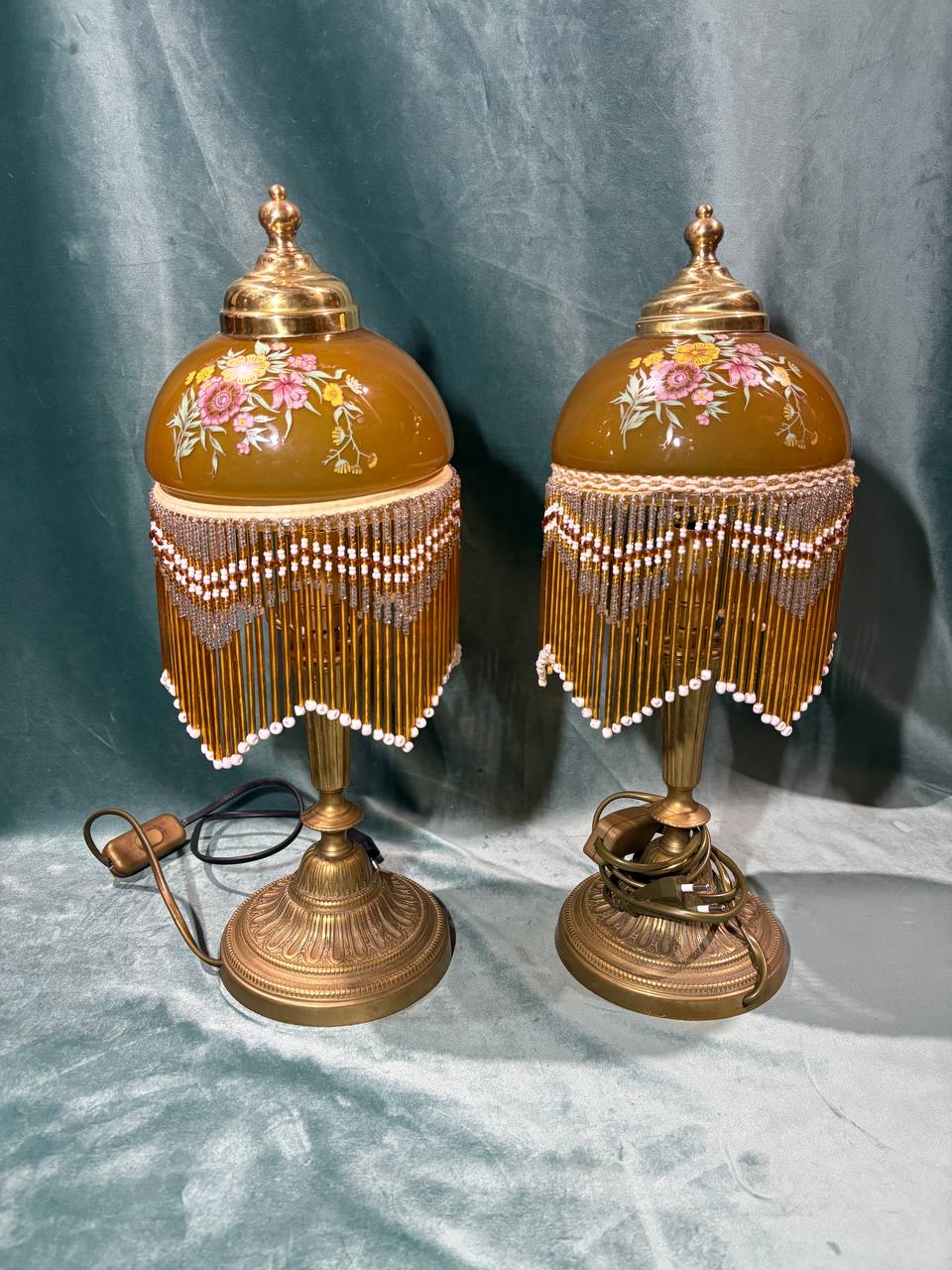 Лампа настольная винтажная 2 штуки