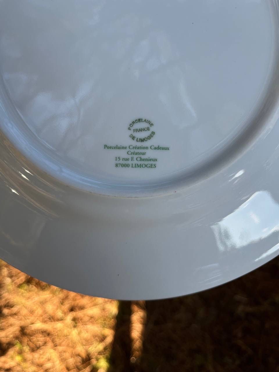 Тарелка декоративная винтажная 2 штуки Limoges