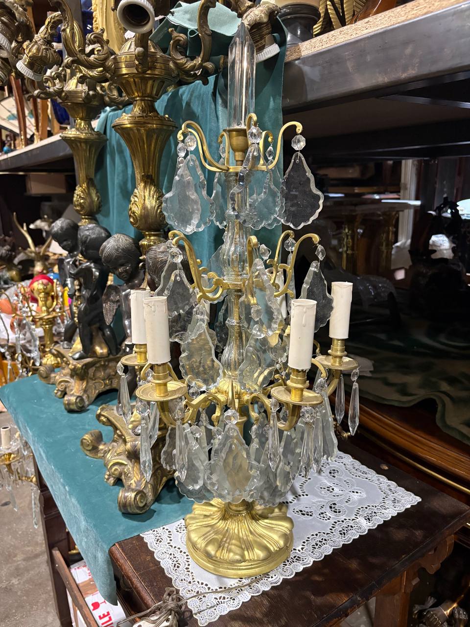 Лампа настольная в форме подсвечника/Жирандоль