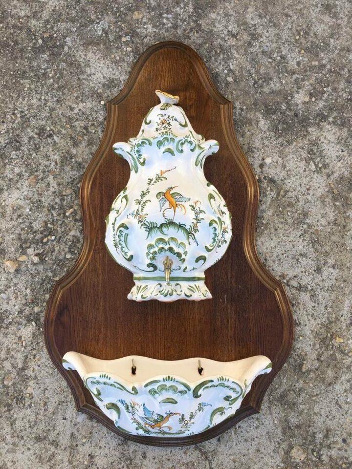 Умывальник винтажный ручная роспись Мустье