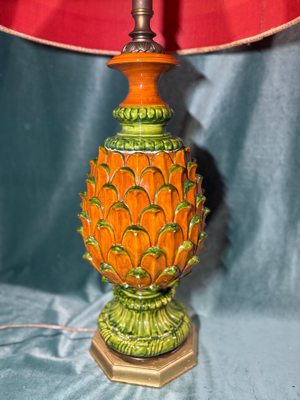 Лампа настольная винтажная