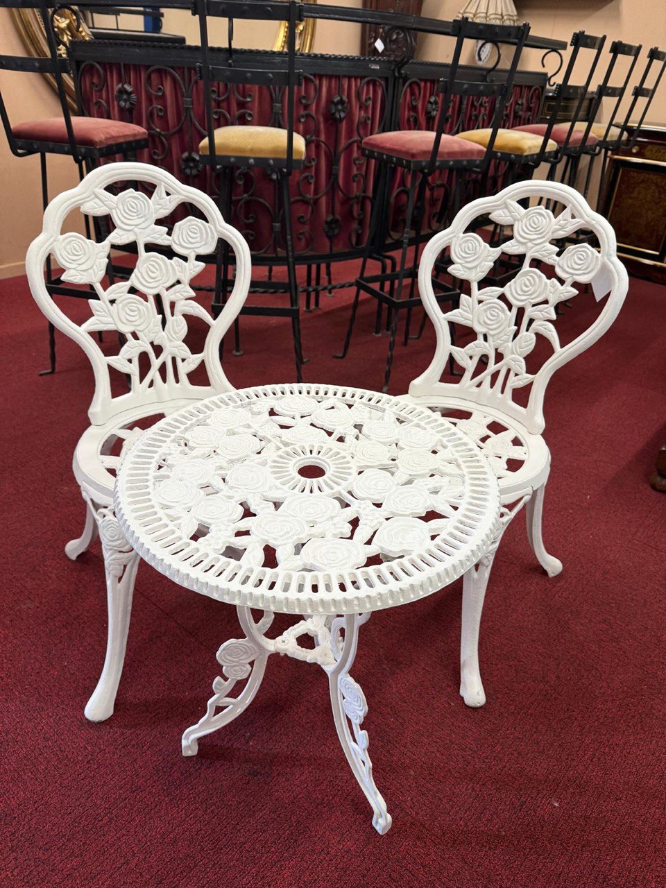 Комплект мебели садово-парковый: стол и стул 2 штуки