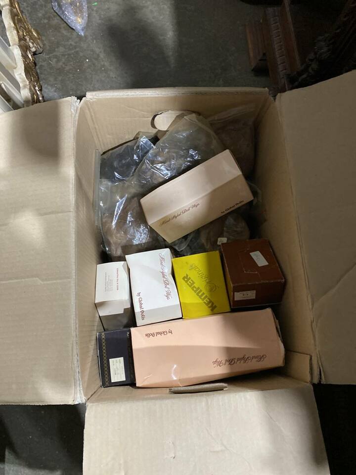 Парики винтажные для фарфоровых кукол