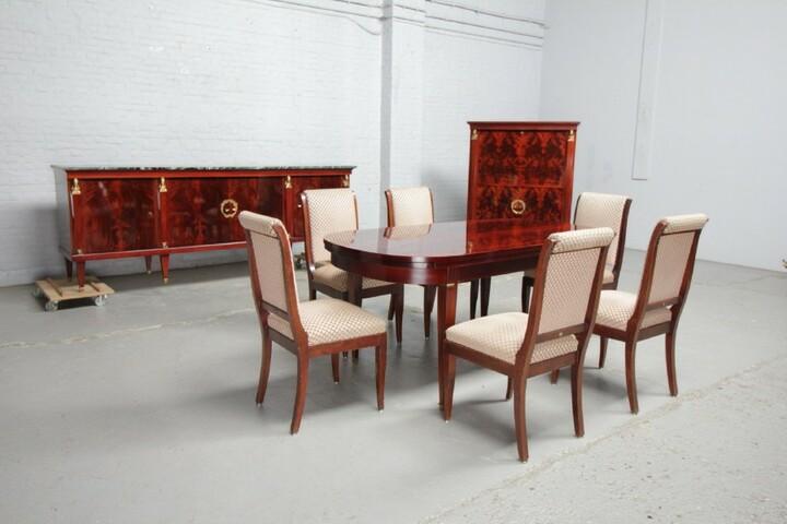 Столовая комната в стиле ампир