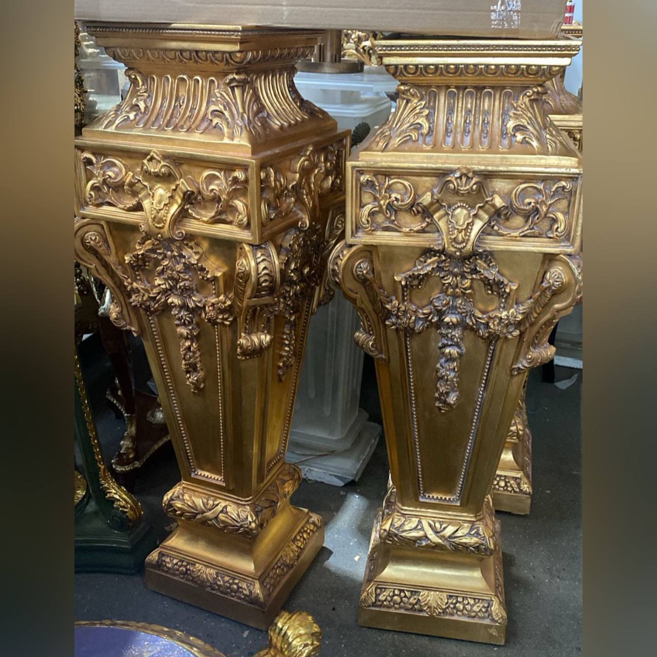 Постамент/подставка/колонна в стиле барокко 2 штуки