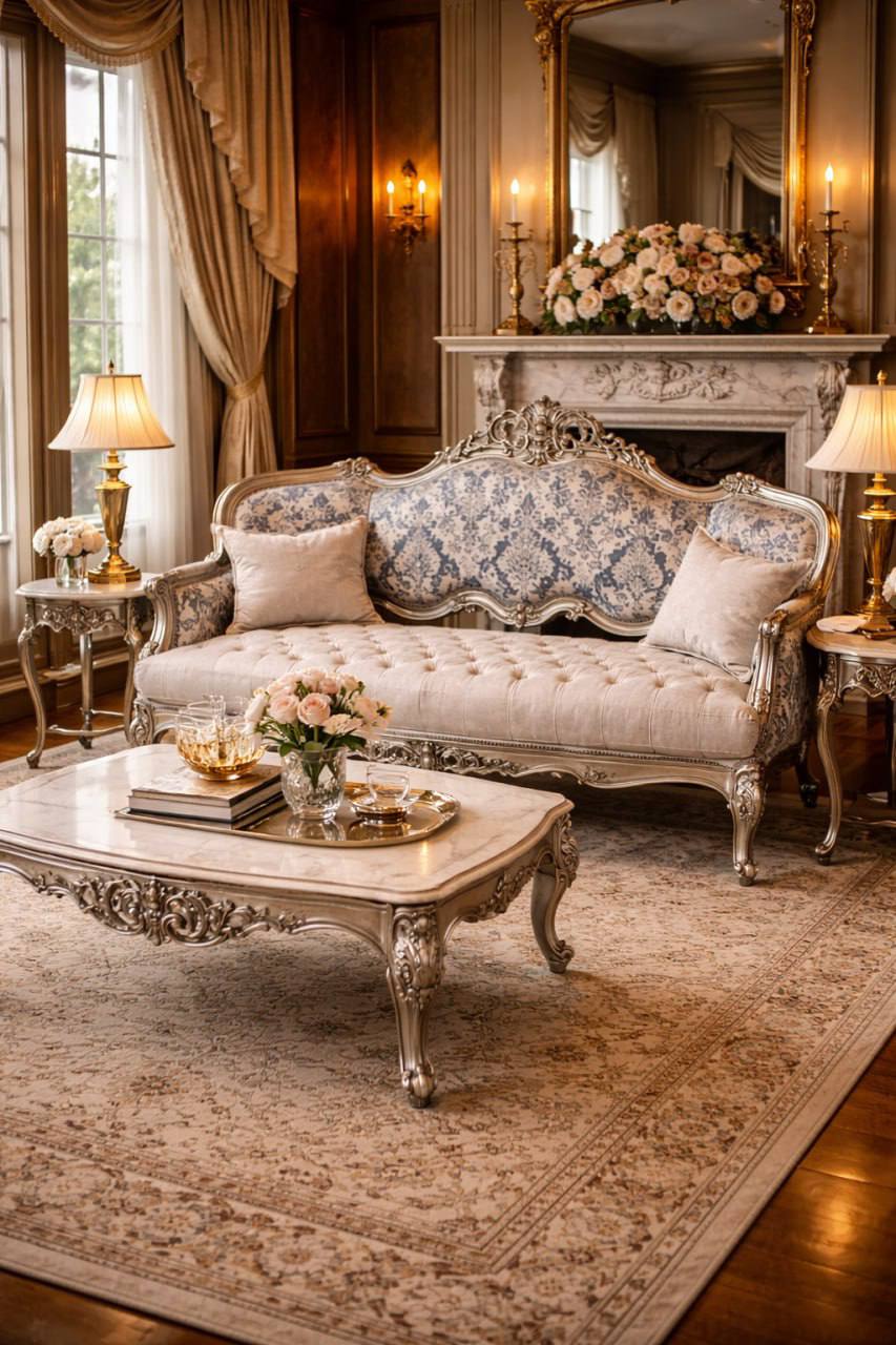 Диван в стиле венецианского барокко