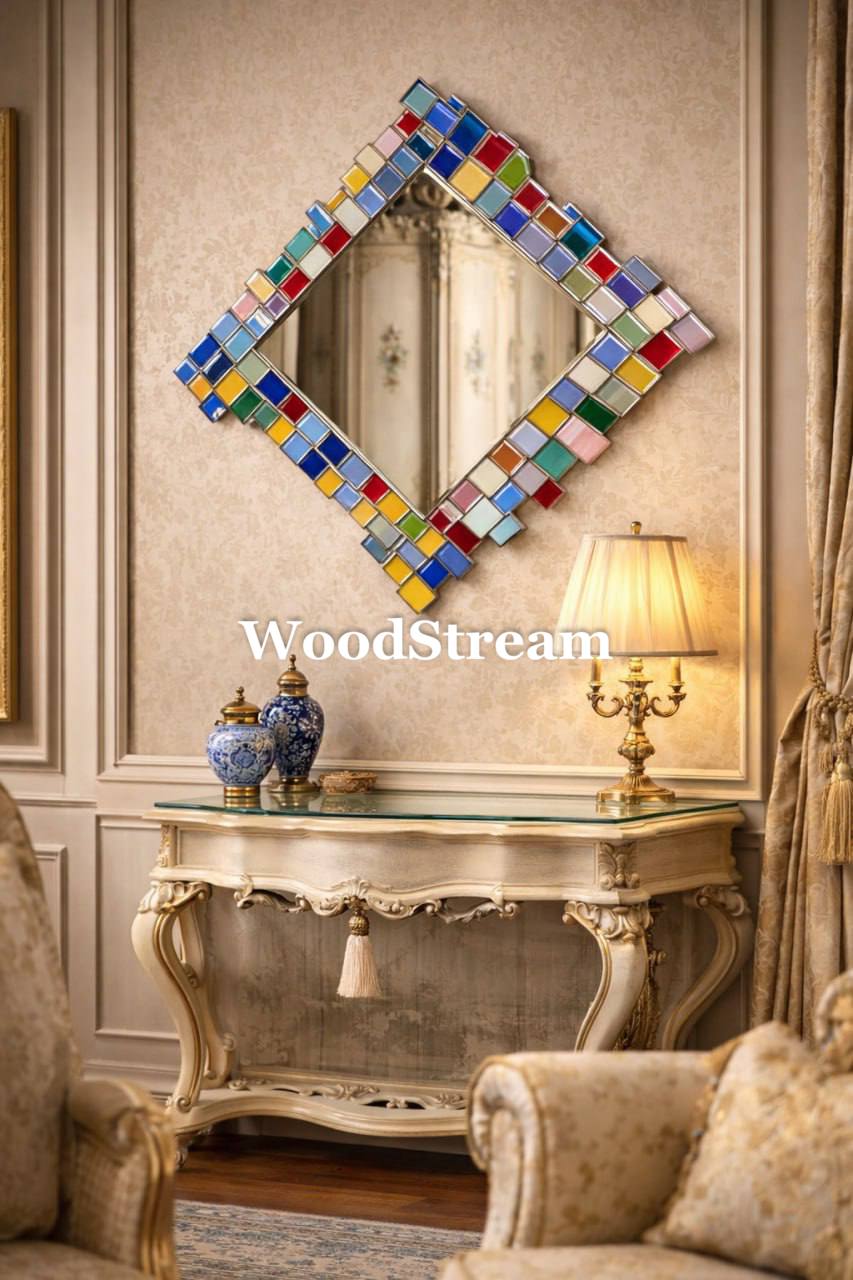 Зеркало настенное винтажное