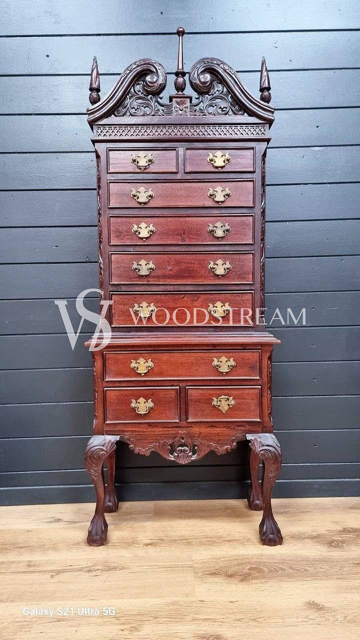 Шкаф/Секретер в стиле Чиппендейл