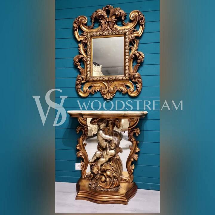 Консоль и зеркало в стиле венецианского барокко