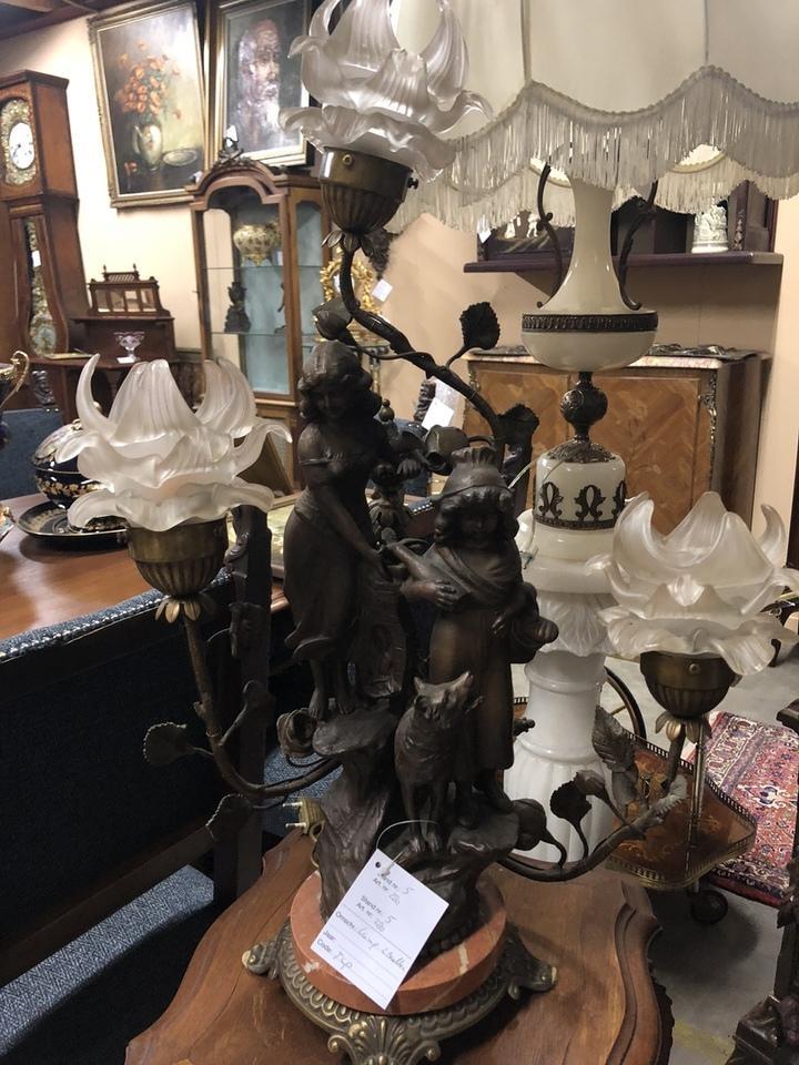 Лампа настольная винтажная