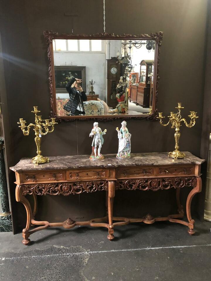 Консоль антикварная в стиле Наполеона III