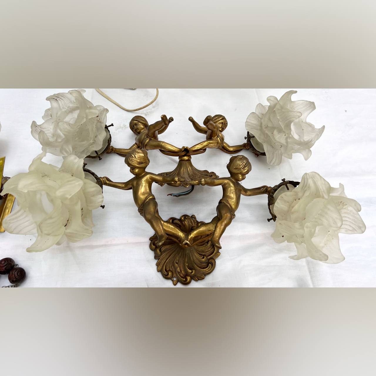 Бра с путти в стиле венецианского барокко 2 штуки