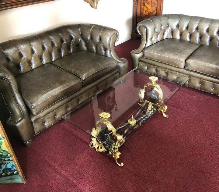 Диван 2 штуки в стиле Честерфилд