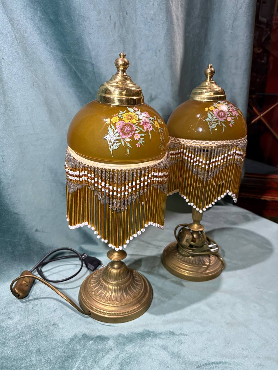 Лампа настольная винтажная 2 штуки