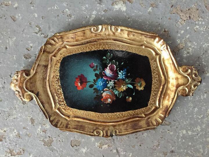 Поднос винтажный