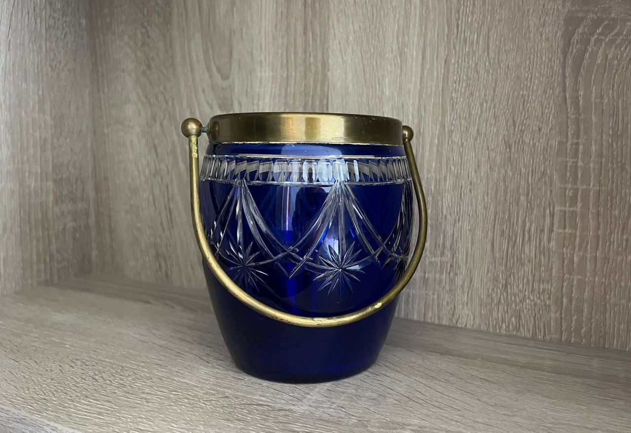 Ваза/Ведерко для льда винтажное