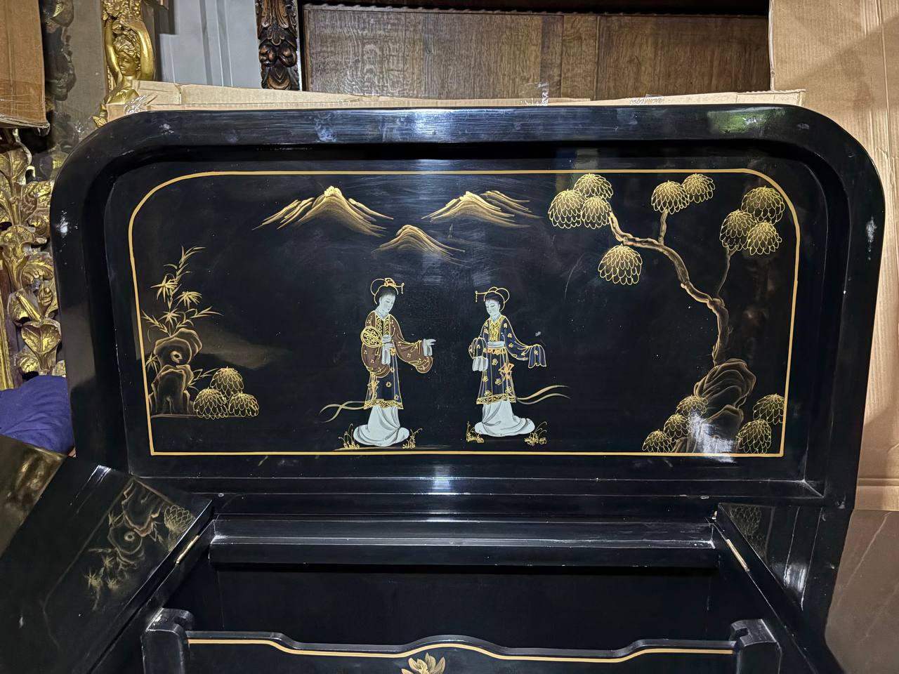 Тумба/Бар/Шкаф барный в стиле шинуазри