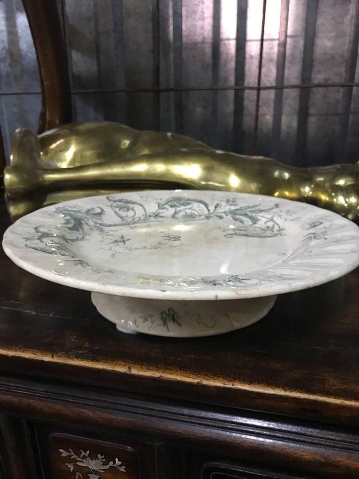 Тарелка/тортница/фруктовница/конфетница винтажная