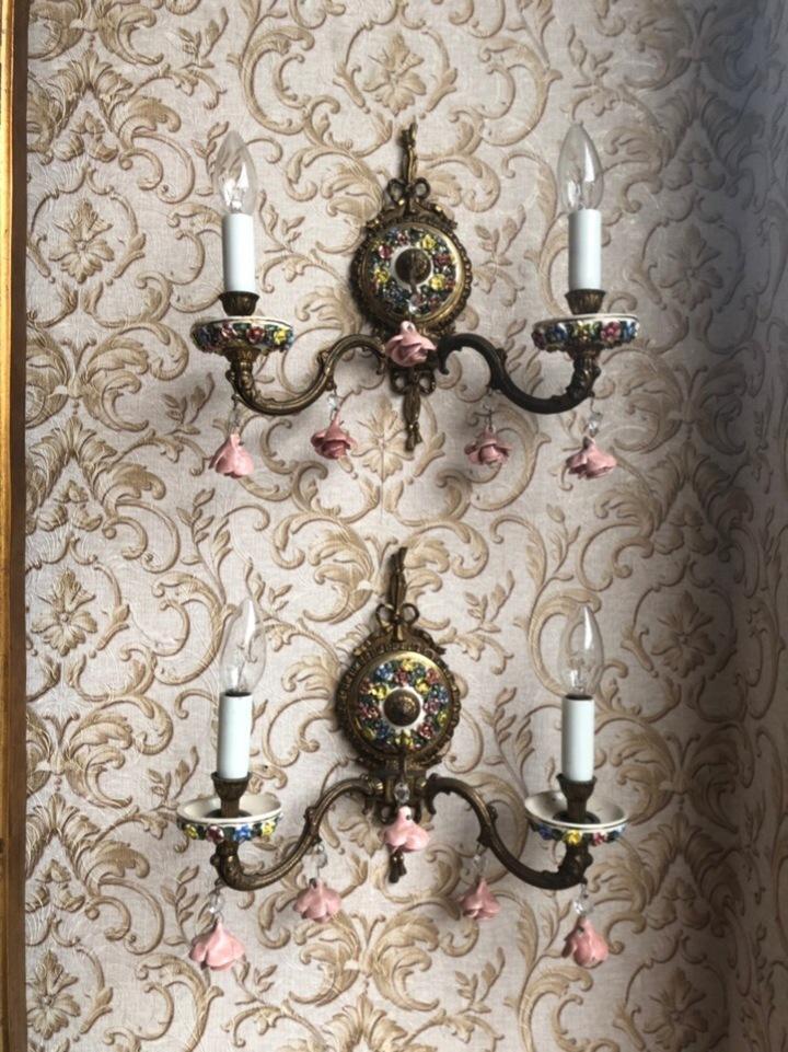 Бра 2 штуки в стиле Людовика XV