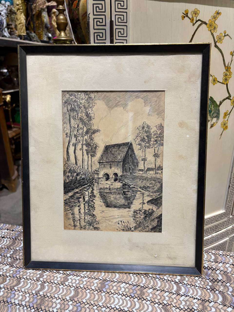 Картина/Гравюра винтажная