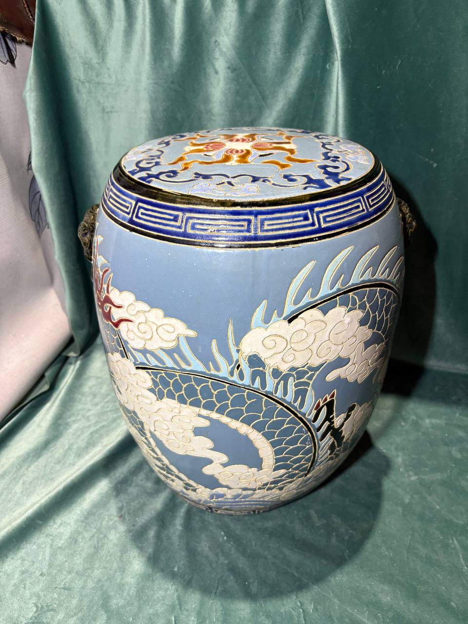 Подставка/Табурет керамический в стие шинуазри