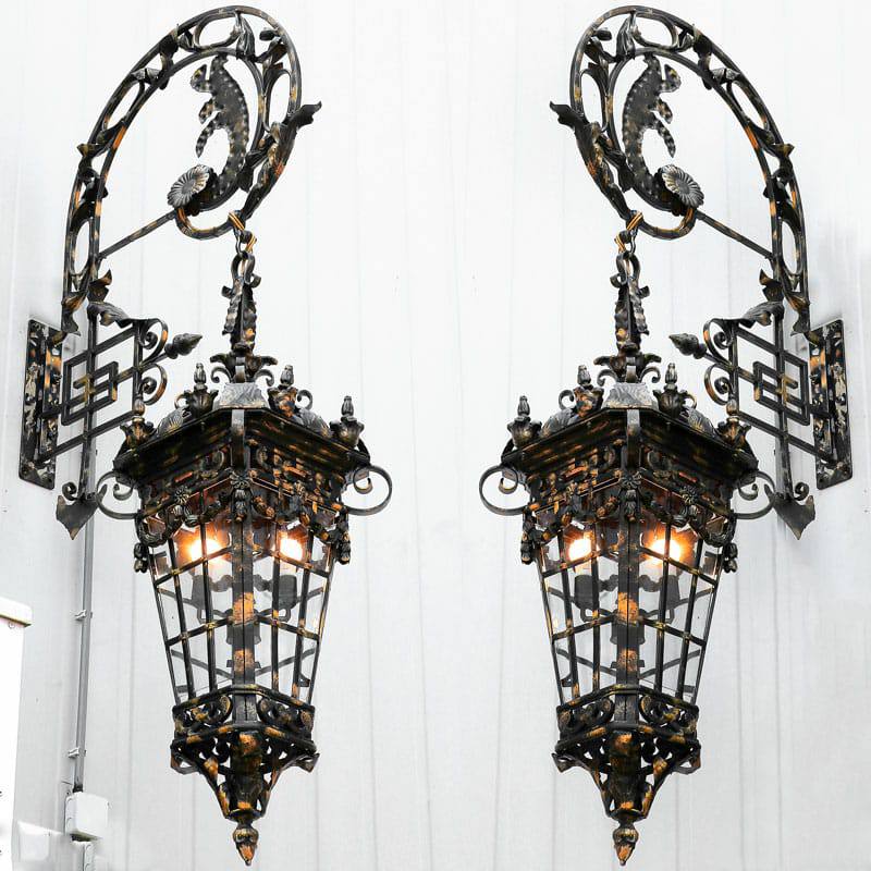 Фонарь винтажный 2 штуки