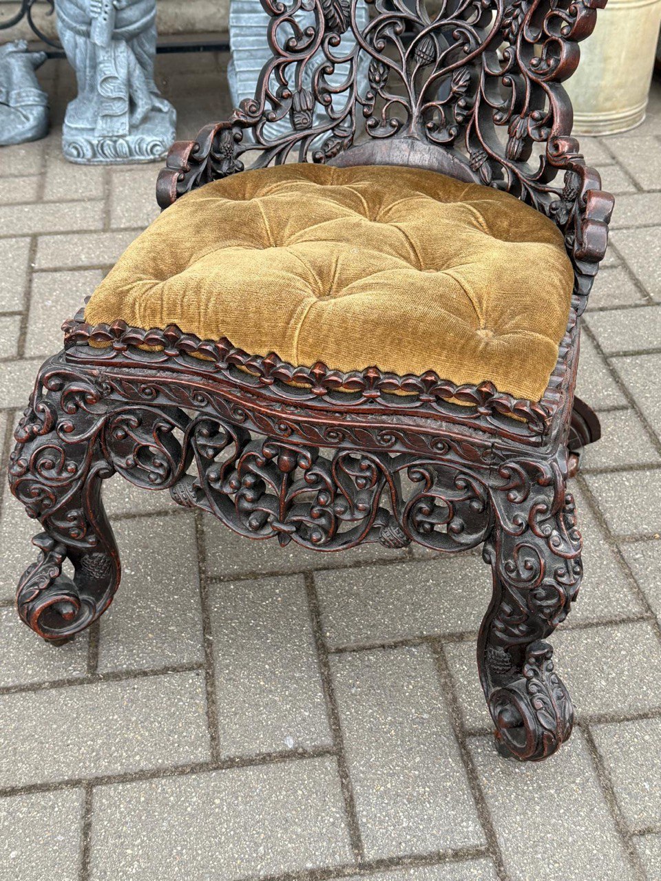 Кресло/Стул в англо-индийском стиле