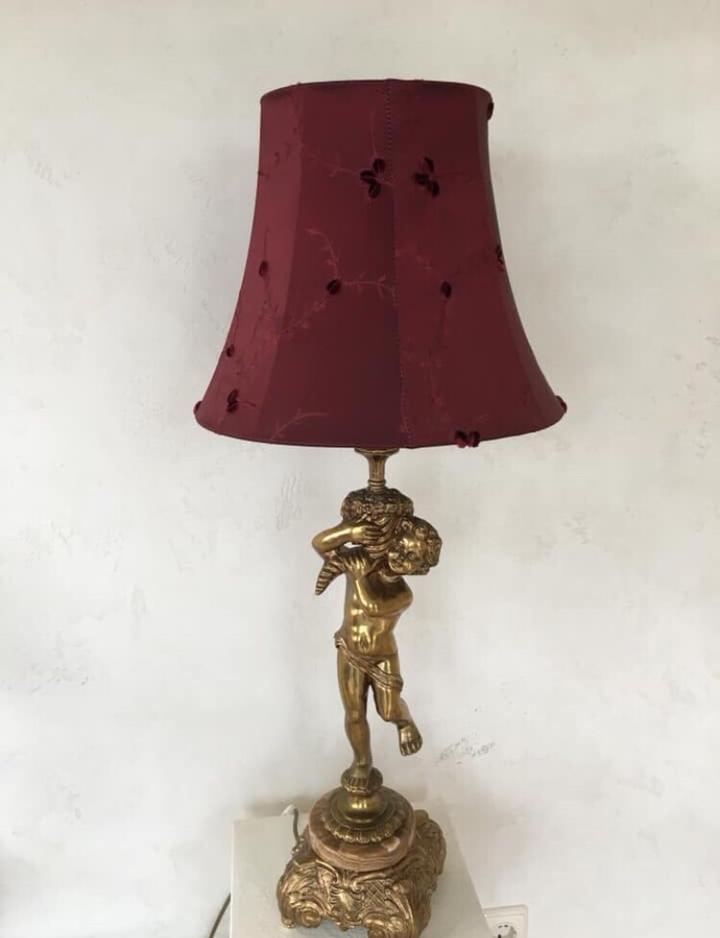 Лампа настольная винтажная