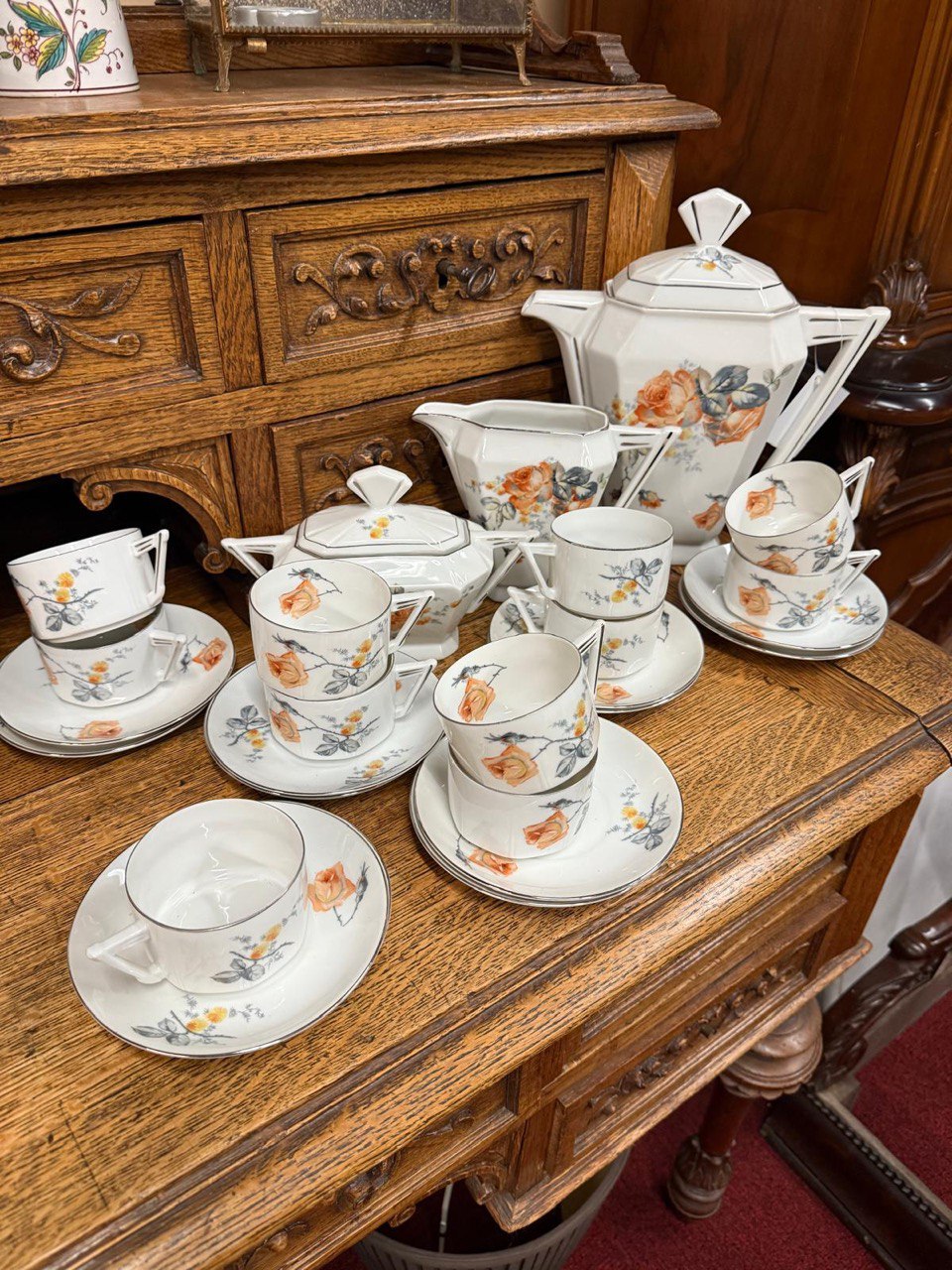 Сервиз чайный/кофейный винтажный на 11 персон
