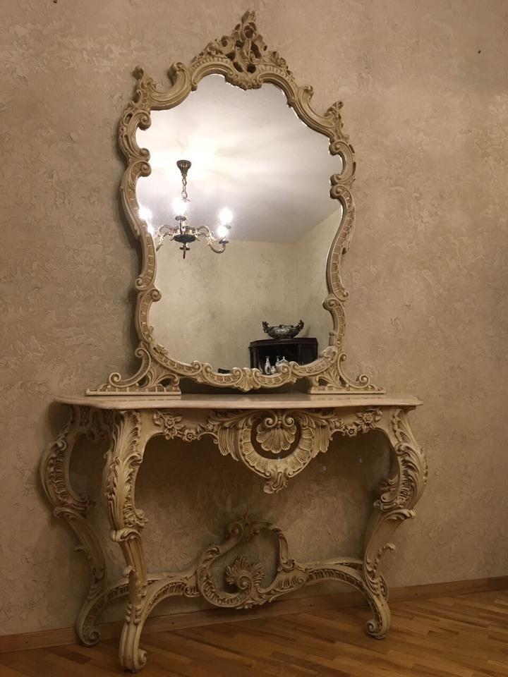 Консоль и зеркало в стиле венецианского барокко