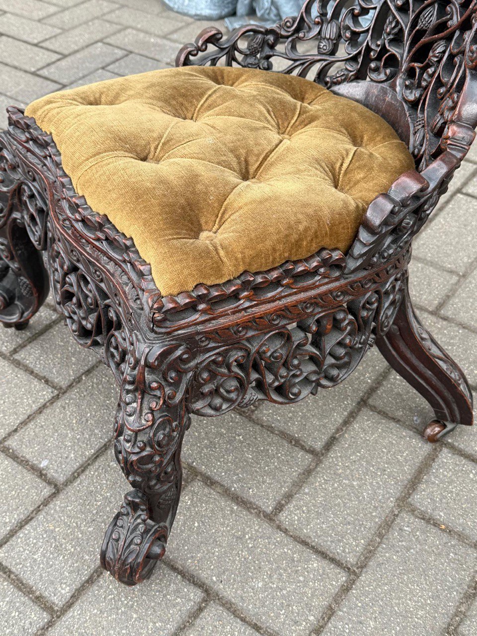 Кресло/Стул в англо-индийском стиле