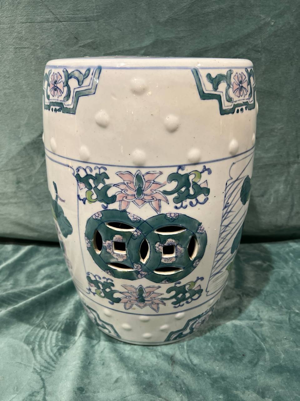 Подставка/Табурет керамический в стие шинуазри