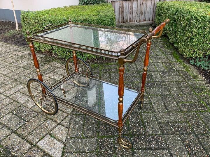 Столик сервировочный винтажный