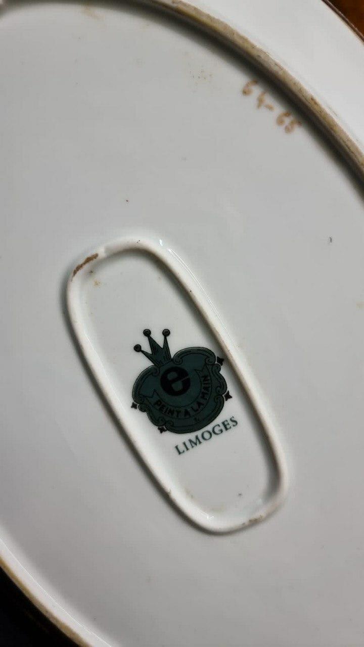 Поднос в стиле Людовика XVI (Limoges)