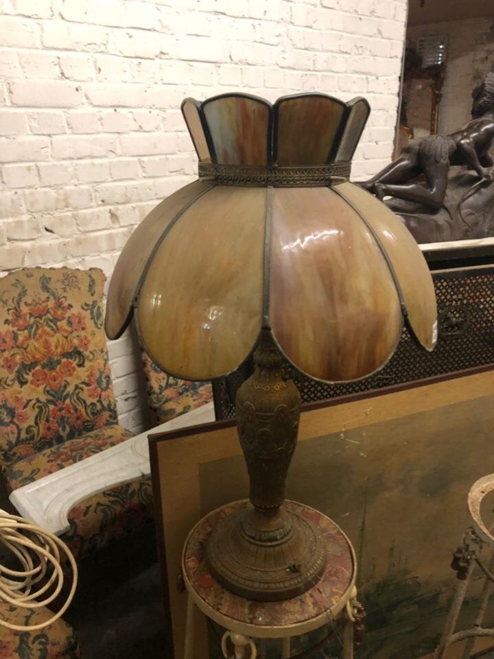 Лампа настольная винтажная