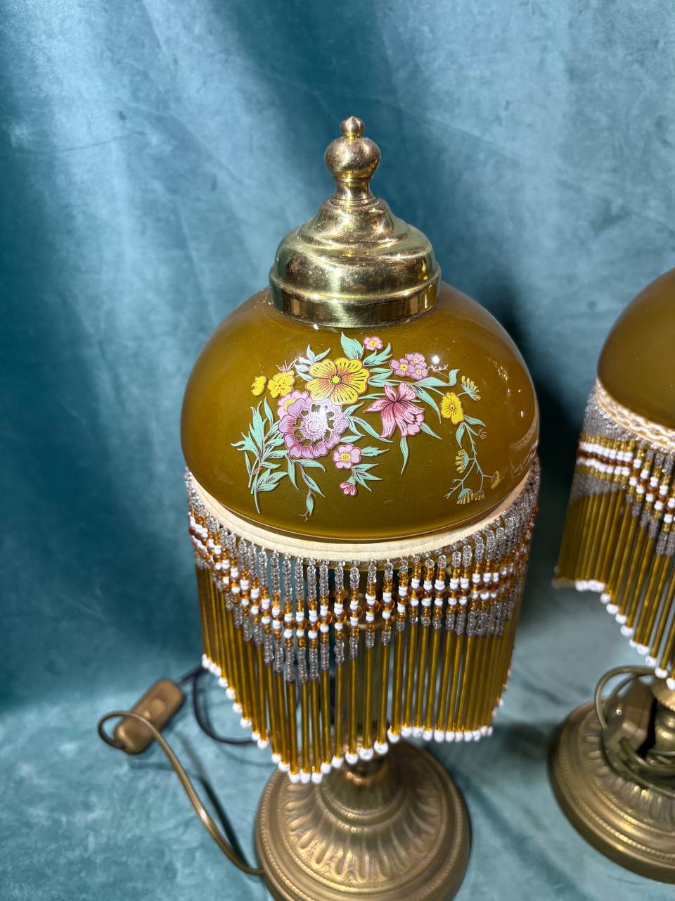 Лампа настольная винтажная 2 штуки