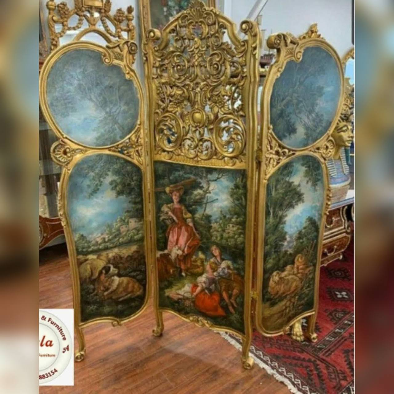Ширма в стиле венецианского барокко