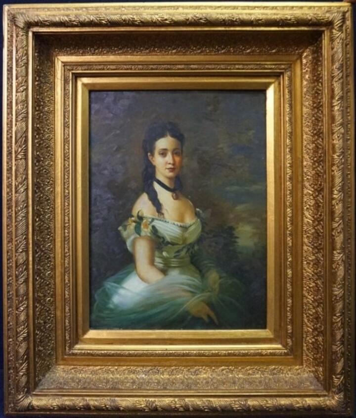 Картина "Портрет молодой леди"