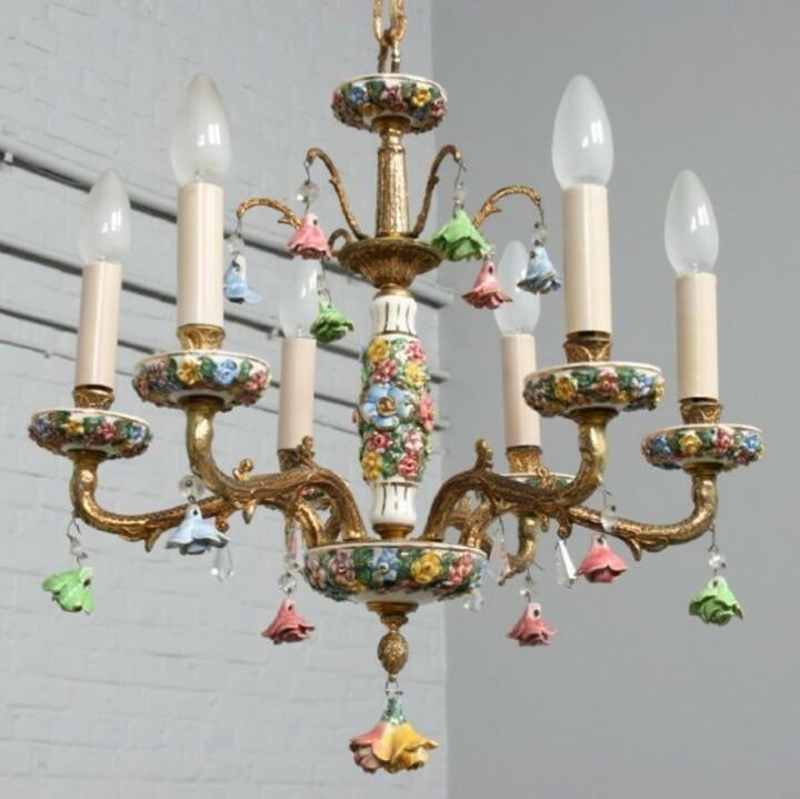 Люстра винтажная