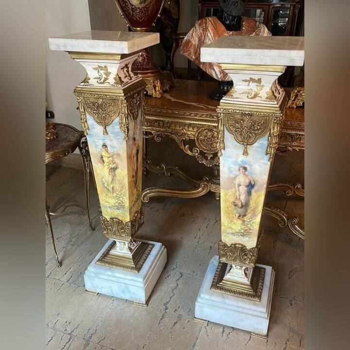 Постамент/подставка/колонна в стиле Людовика XV 2 штуки