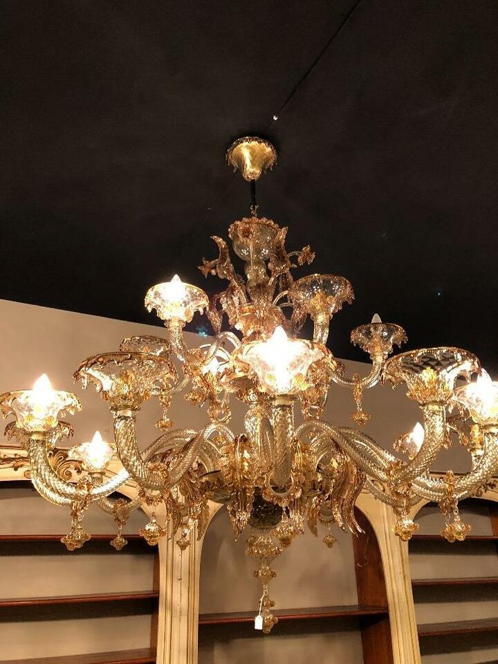 Люстра винтажная Мурано