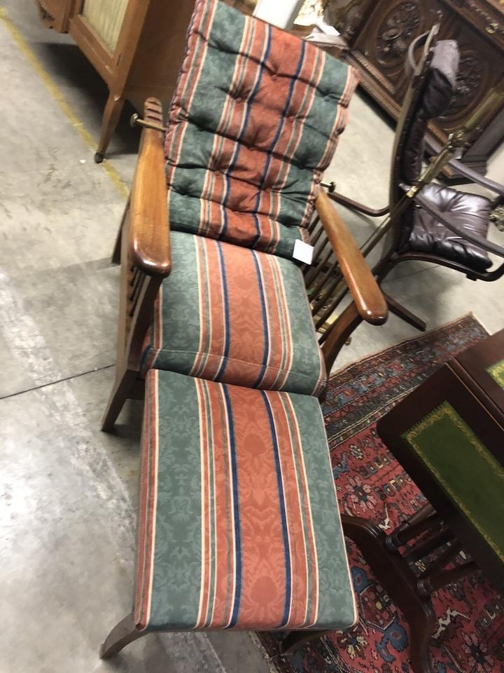 Кресло раскладное винтажное