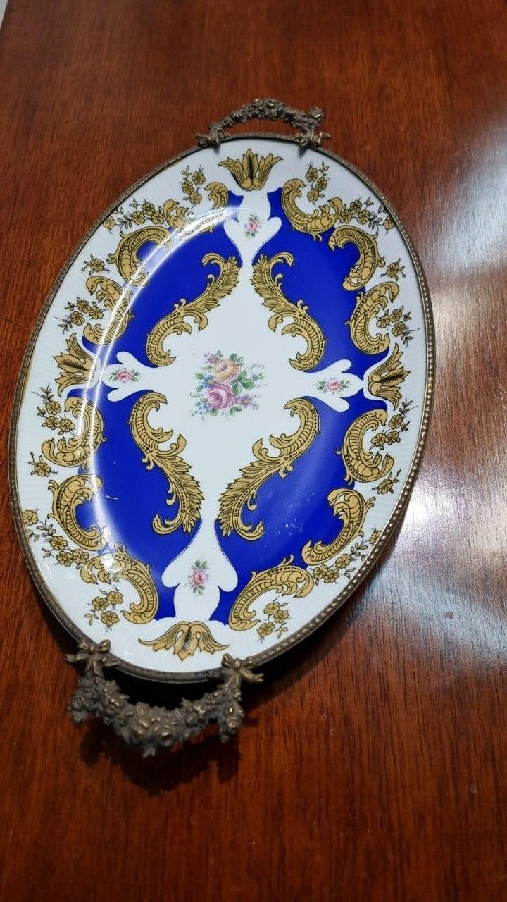 Поднос в стиле Людовика XVI (Limoges)