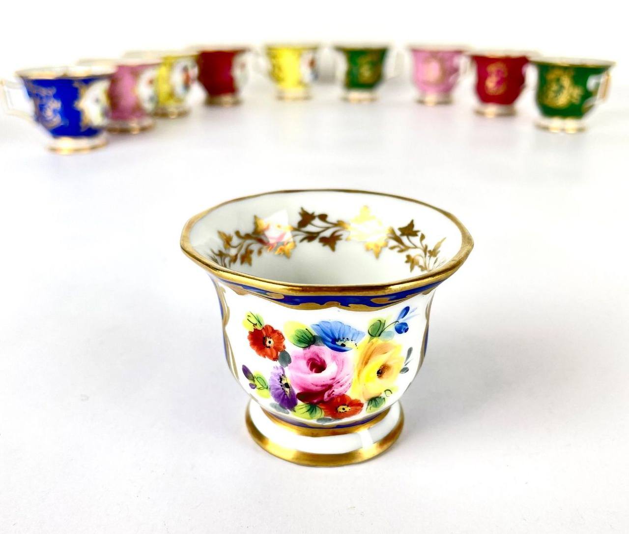 Сервиз чайный коллекционный от мастерской Le Tallec : Чайная пара 10 штук