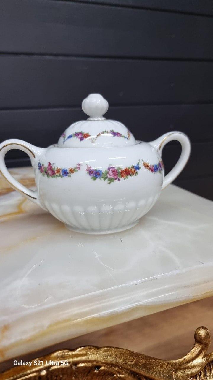 Сахарница винтажная Bohemia