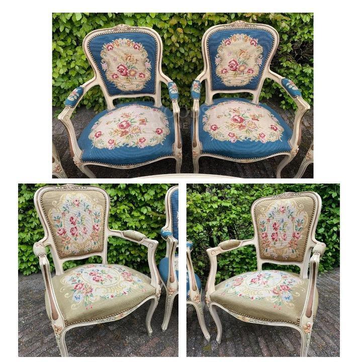 Кресло в стиле Людовика XVI 4 штуки