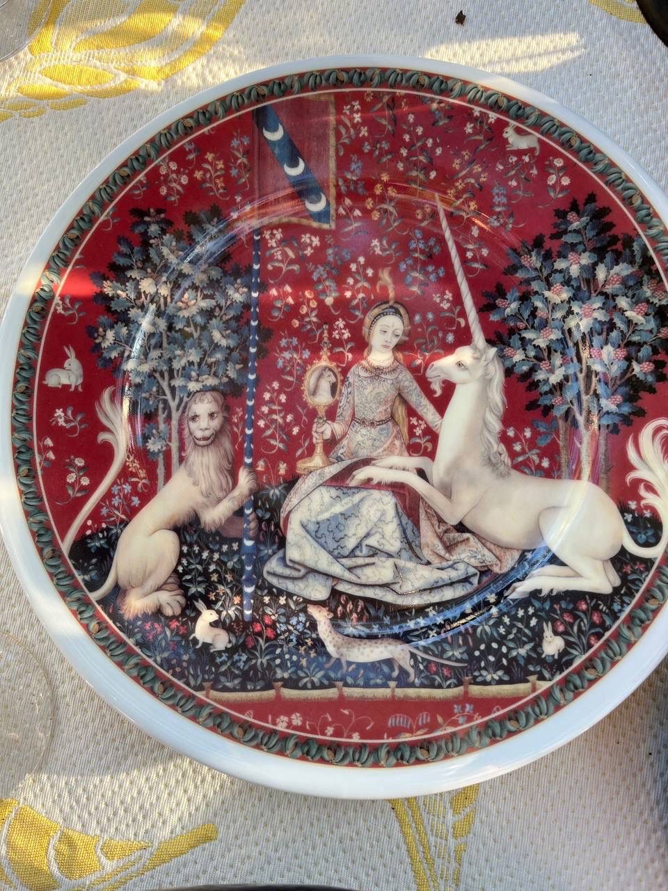 Тарелка декоративная винтажная 2 штуки Limoges