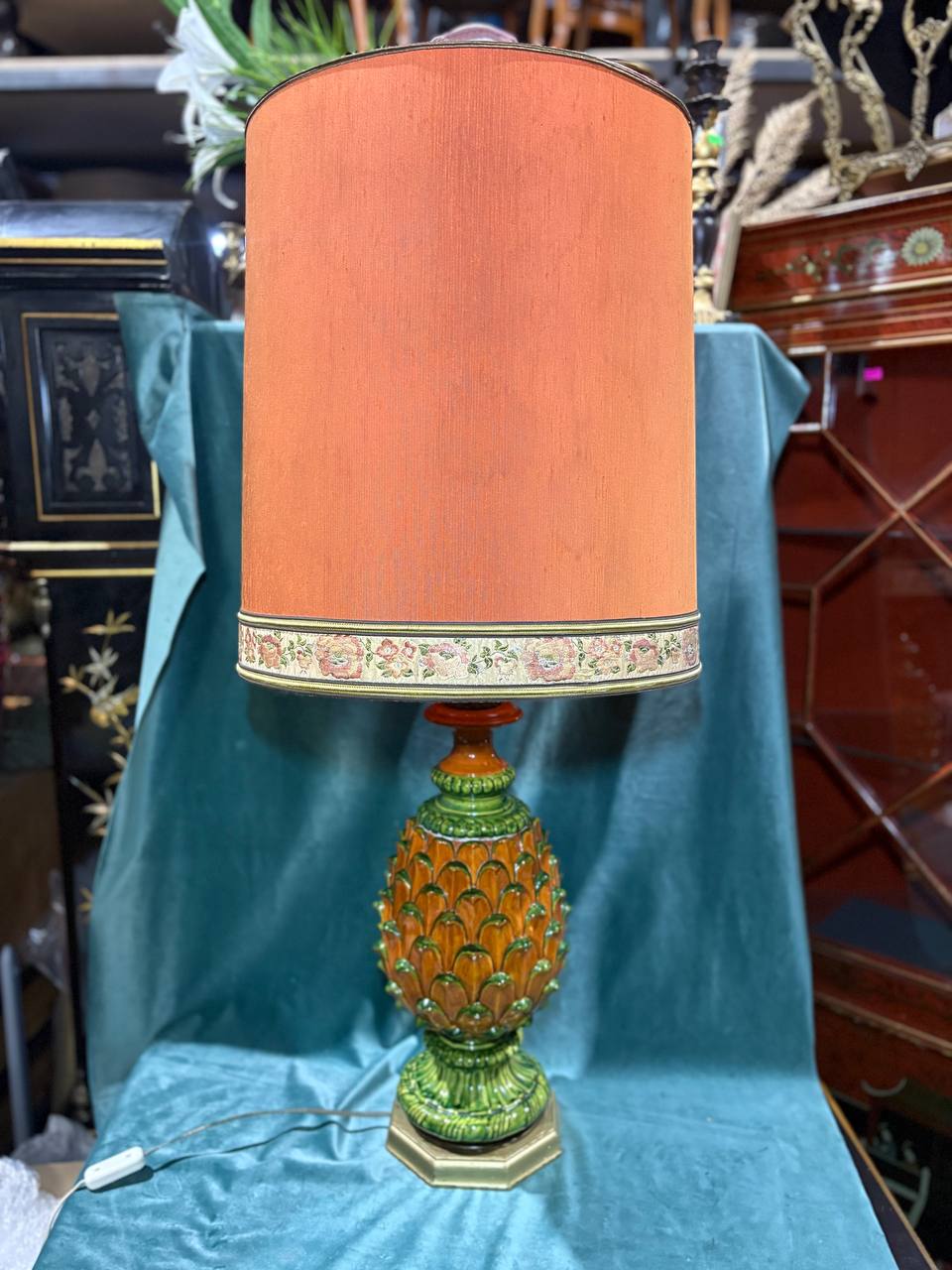 Лампа настольная винтажная