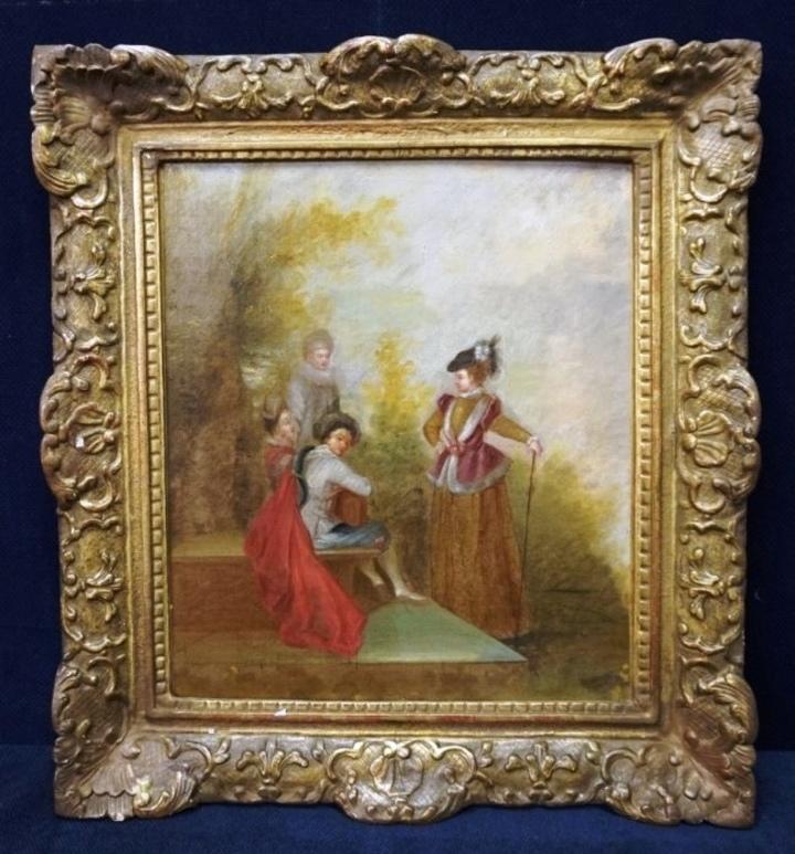 Картина "Галантная сцена"